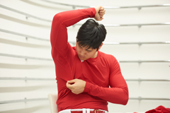 大谷翔平選手のお墨付き！『デサント』ブランドより、新開発仕様で動き